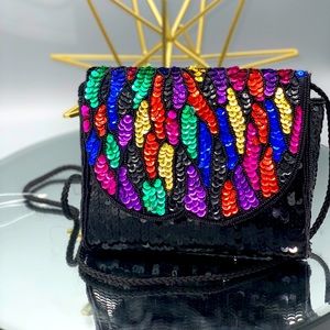 Mini sequin vintage bag